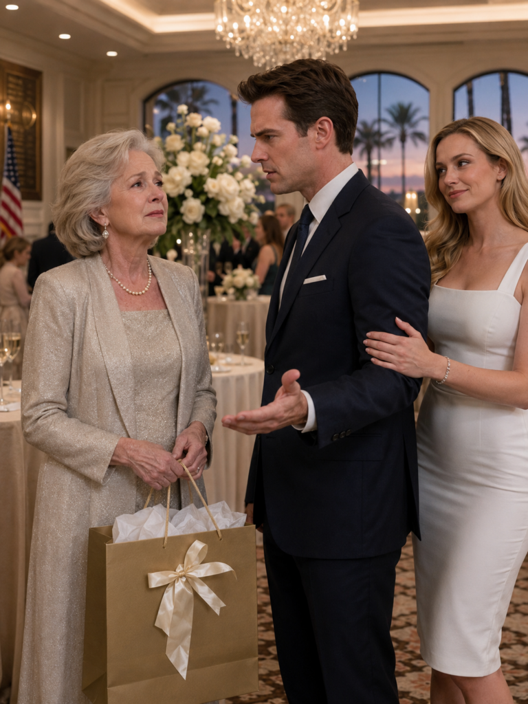 At my son’s engagement party, his fiancée smiled while he told me, ‘You’re embarrassing me.’ Two hundred people heard him ask his 73-year-old mother to leave, but none of them knew I had paid for half that ballroom. I walked out in silence, went home, opened my late husband’s trust folder, and by morning, Vanessa’s perfect little future had one locked door she never saw coming.