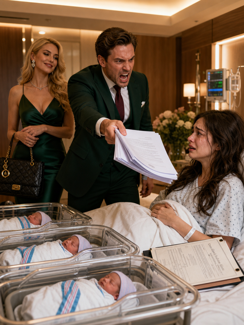 💢🤰HOURS AFTER I DELIVERED OUR TRIPLETS