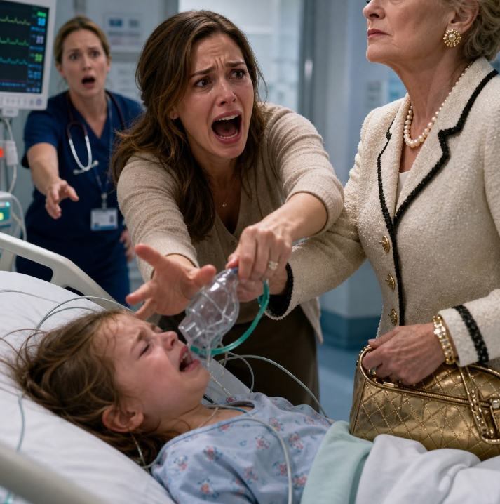 My Mother Ripped the Oxygen Mask Off My Daughter in the ICU… And My Husband Did What I Never Had the Courage to Do
