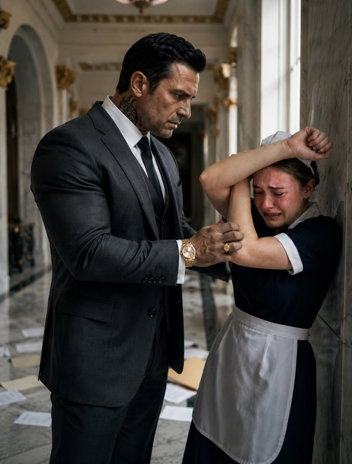 The Mafia Boss Reached for Her Shoulder And Tried to Help Her—She Flinched Before He Could Touch Her and Revealed the Secret They Buried