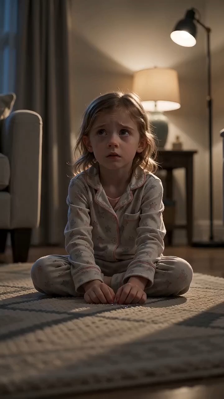 When I walked into my parents’ living room after a hospital shift, my 7-year-old daughter Grace was sitting on the rug without her visual aid glasses