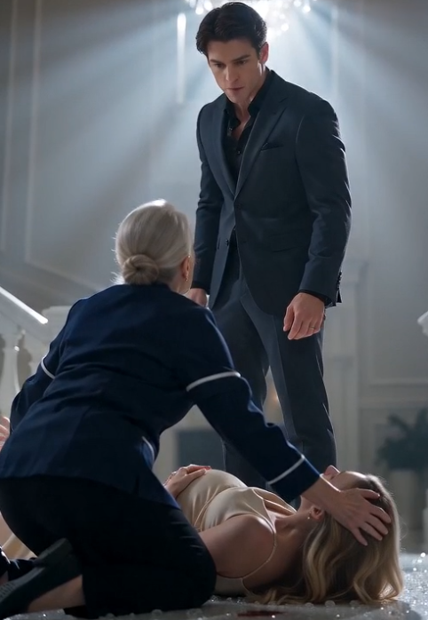 He pushed her down the stairs and everyone thought he wanted to kill her… until an arrow revealed the true monster.