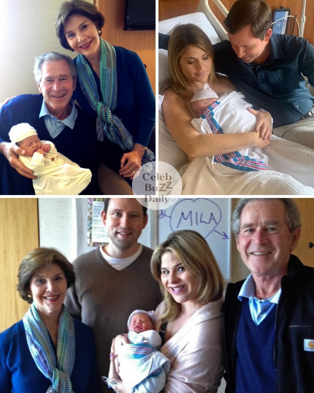 Laura Bush Reveals Grandbaby's Gender and Father's Identity on TODAY