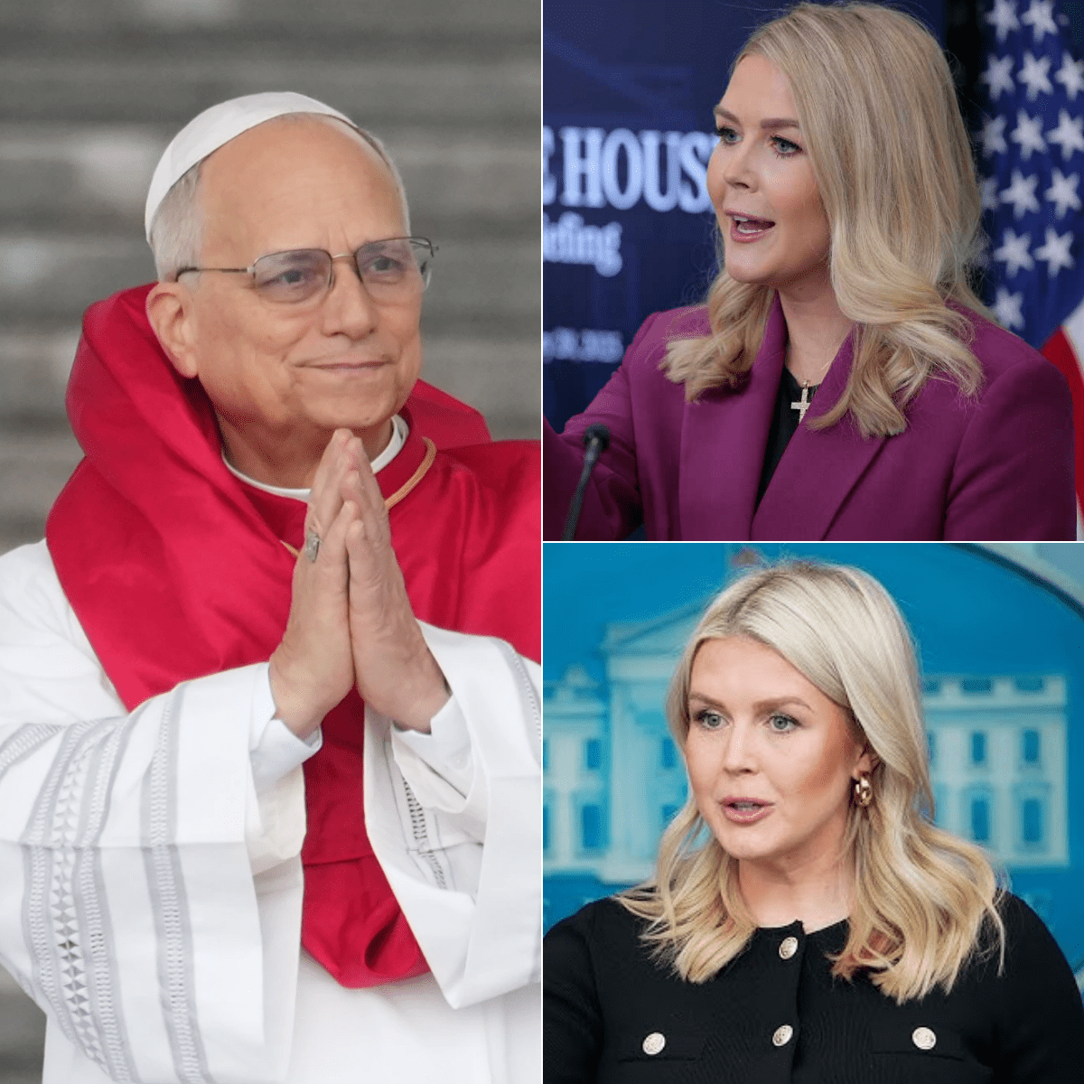 Karoline Leavitt Demands Silence, But Pope Leo XIV's Calm Response Captivates the World