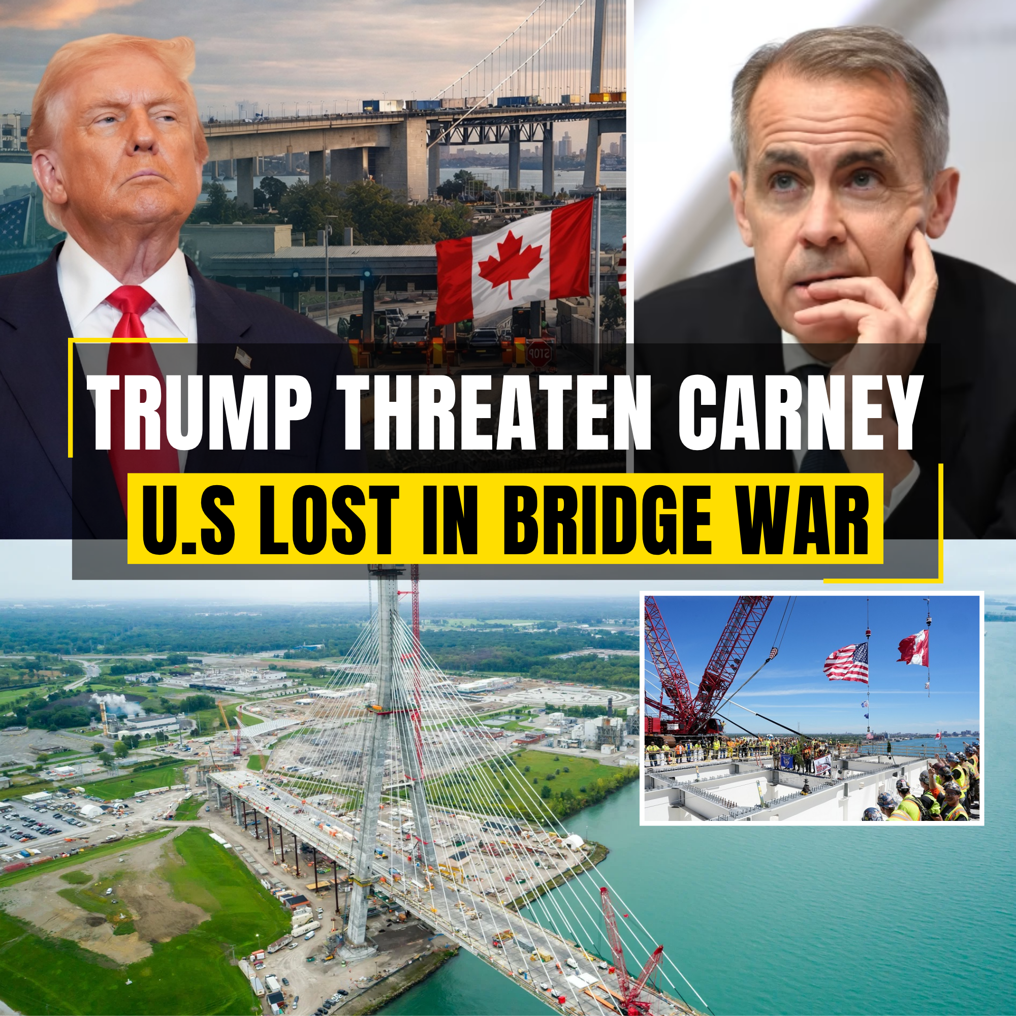 Trump's Threat to Block Canada's $6.4 Billion Bridge Met with Public Rejection by Michigan Republicans
