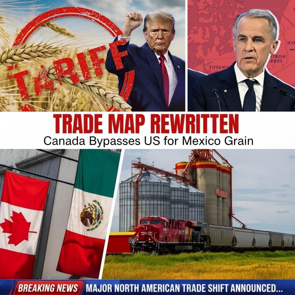 Canada Bypasses U.S. Ports for Grain Exports to Mexico, Shaking North American Trade