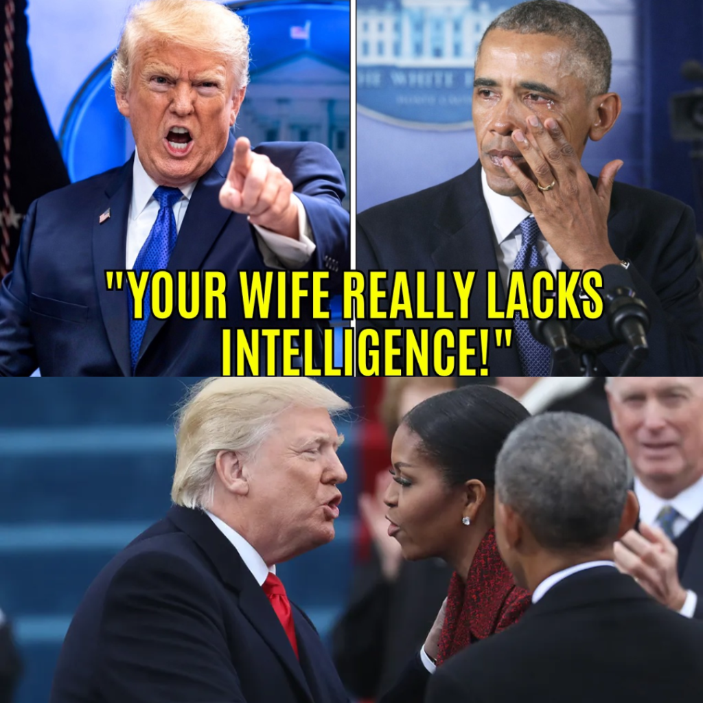 Trump Criticizes Michelle Obama's Intelligence on Live TV, Calling Her "Clueless," While Obama's Calm Response Silences Him
