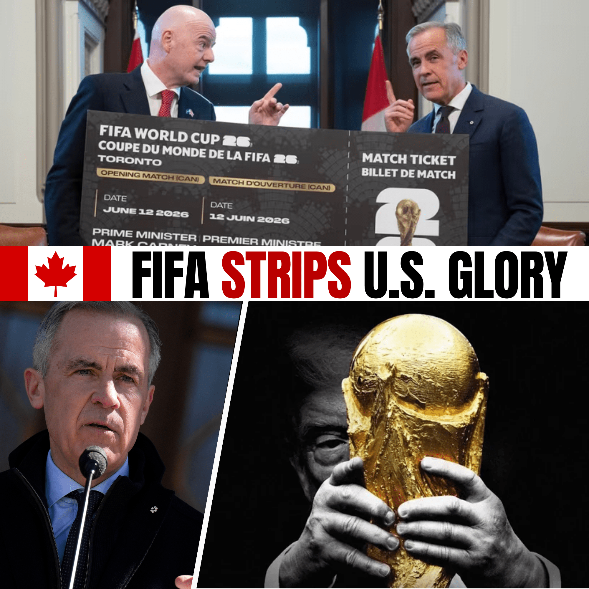 FIFA Transfers $112 Billion World Cup Economic Benefit from U.S. to Canada and Mexico