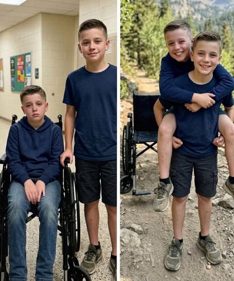 My 12-Year-Old Son Assisted His Friend in a Wheelchair on a Camping Trip, Leading to an Urgent School Call the Following Day