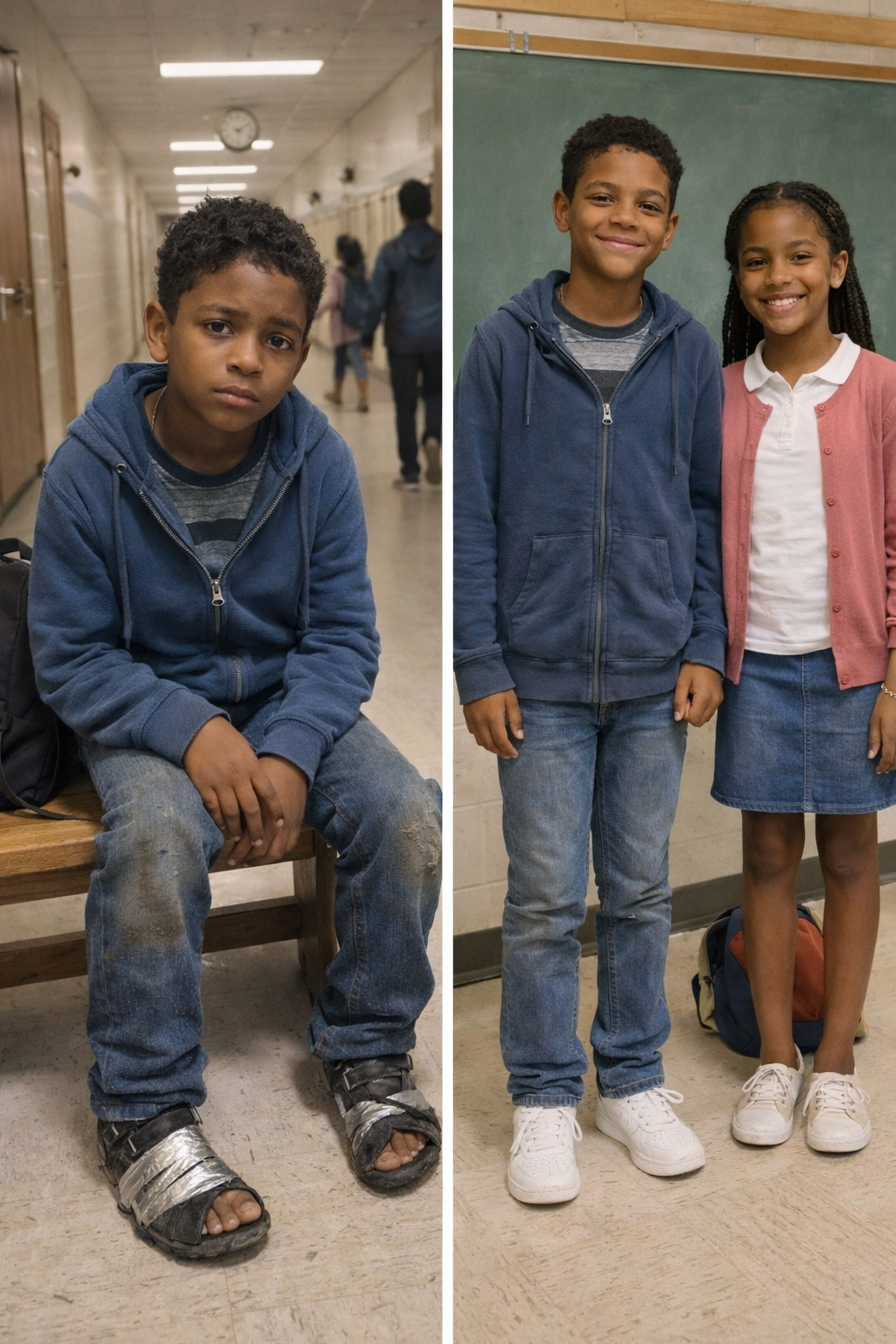 School Principal Calls Parent After 12-Year-Old Daughter Spends Savings on Sneakers for Classmate