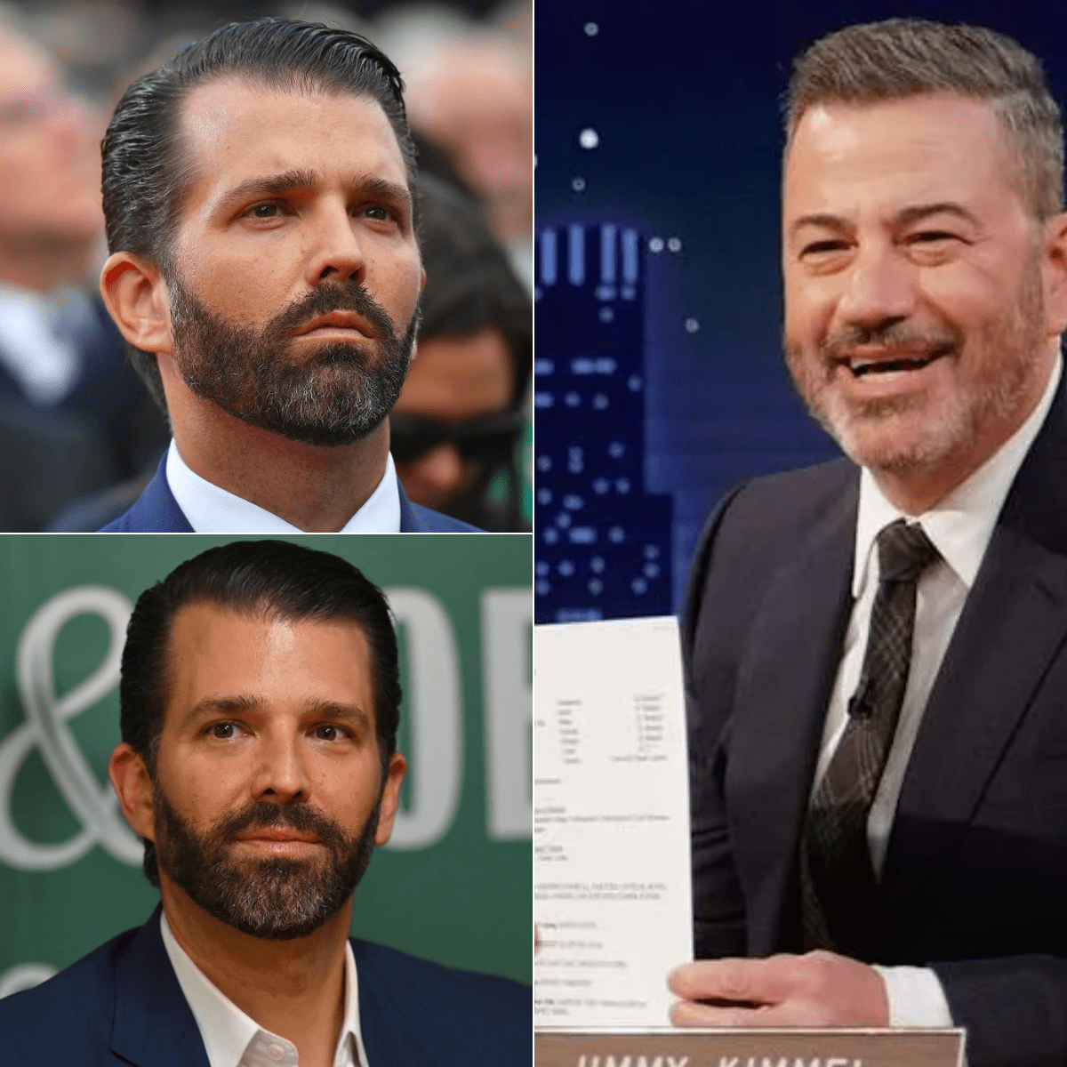 Donald Trump Jr. Sent Jimmy Kimmel a Cease and Desist Letter, Which Kimmel Read On Air and Laughed At