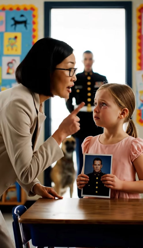 "Apologize to My Daughter—Right Now": Marine Mocked Until He Arrives at School with K9
