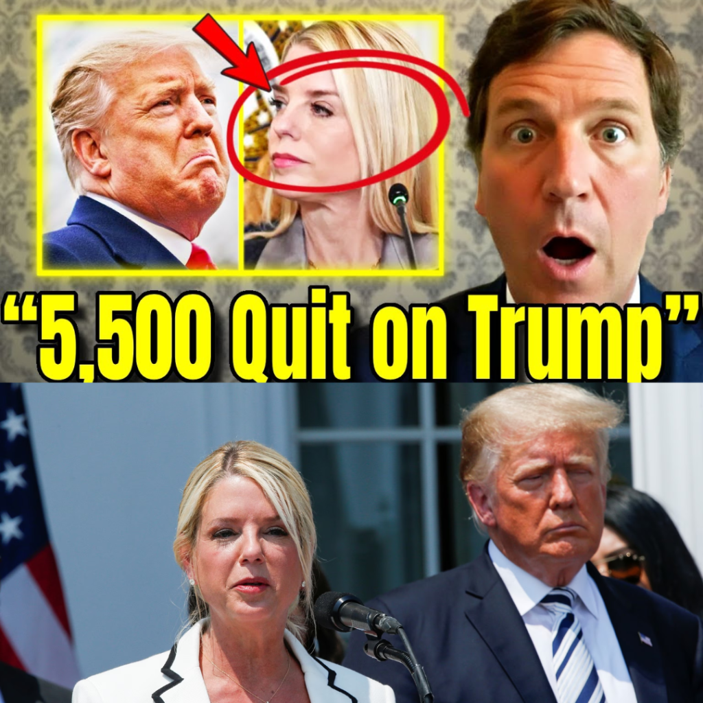Pam Bondi Reveals Why 5,500 DOJ Lawyers Reportedly Resigning on Trump Should Terrify You
