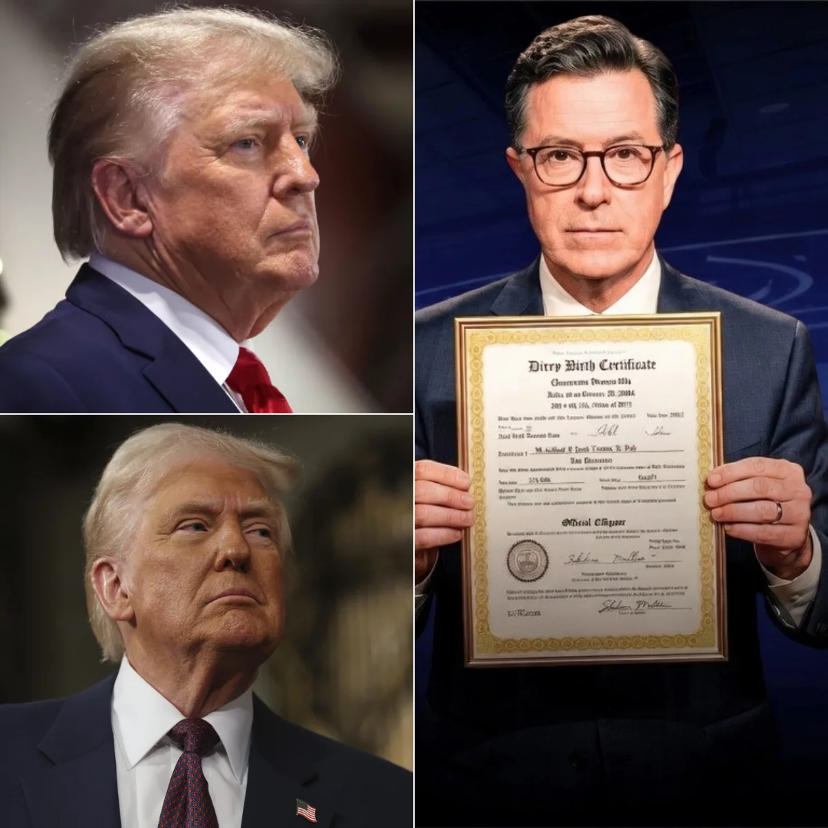 Stephen Colbert Reveals Fred Trump's Birth Certificate