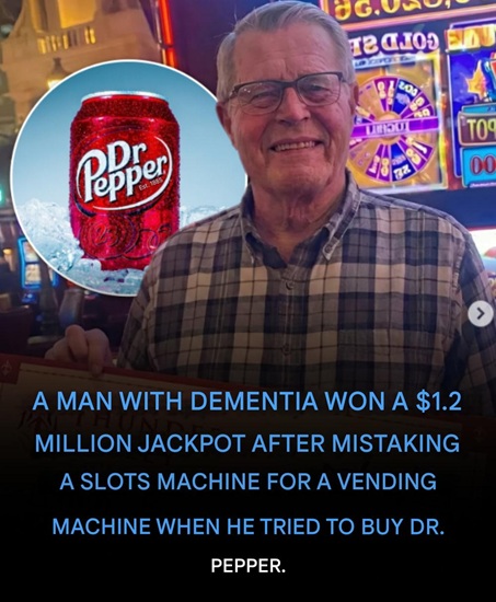 Man Wins $1.2 Million After Mistaking Slot Machine for Vending Machine