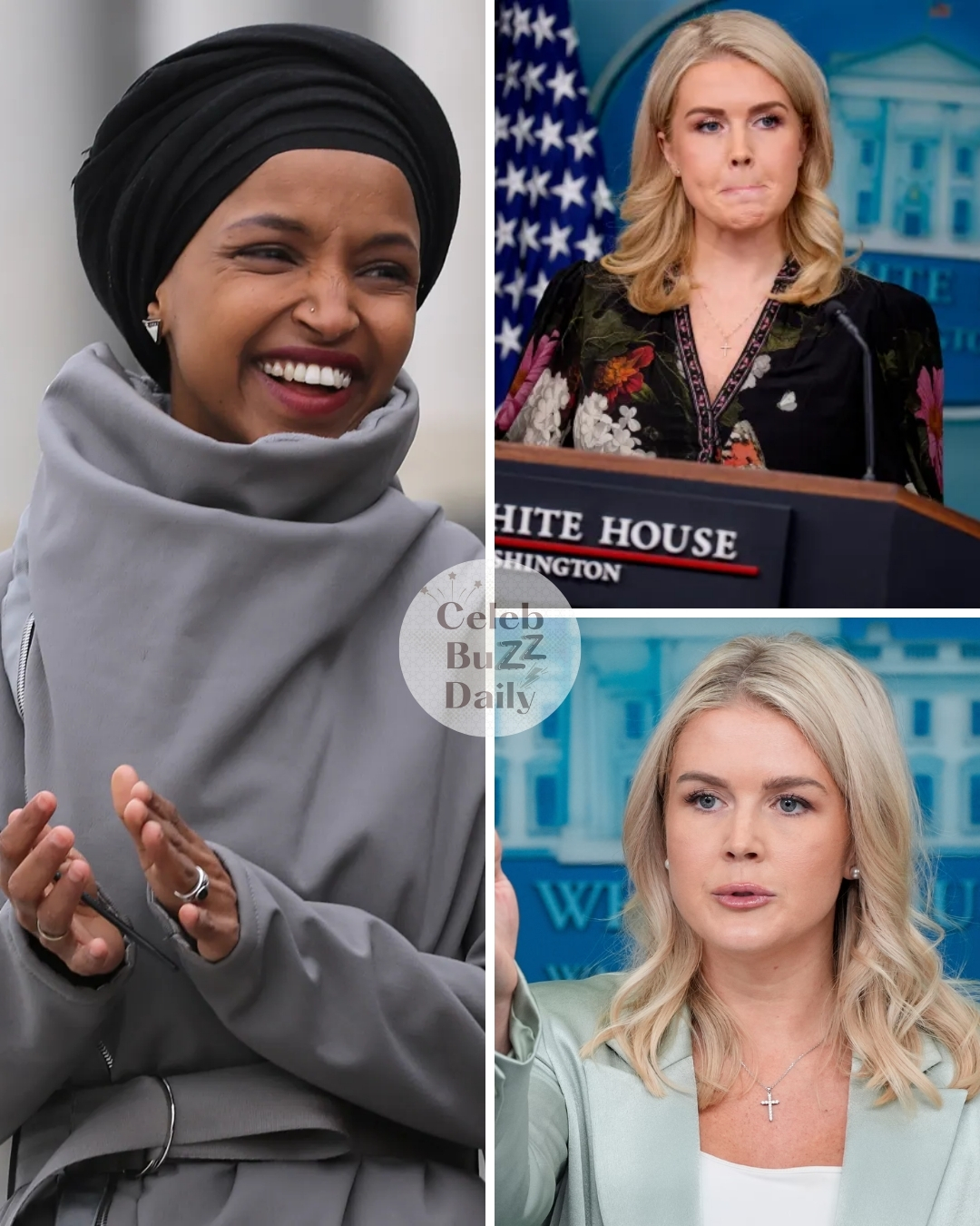 Karoline Leavitt Reads Ilhan Omar’s Record Aloud, Leading to Striking Silence on CNN