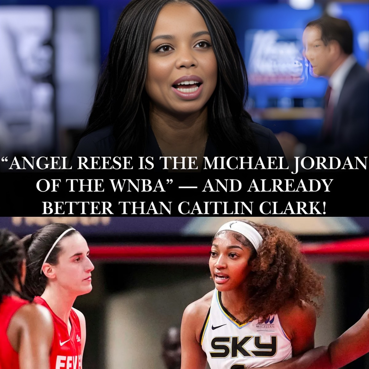 Jemele Hill's "Michael Jordan of the WNBA" Comment on Angel Reese, Claiming She Surpasses Caitlin Clark, Divides Fans
