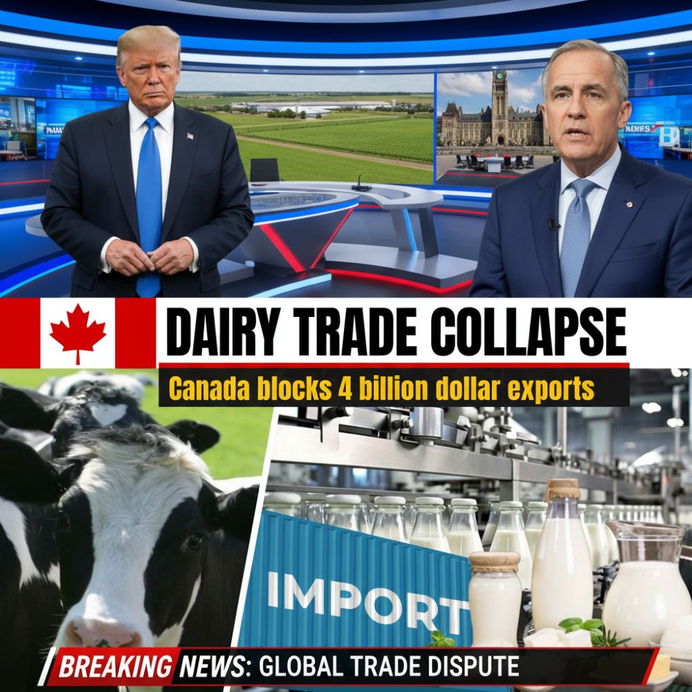 Wisconsin Dairy Industry Faces Collapse as Canada Imposes New Barriers on $4 Billion Milk Exports