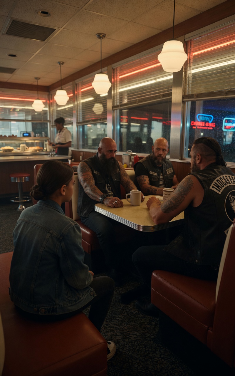 A Young Girl Enters a Biker Diner and Utters a Name That Should Not Exist