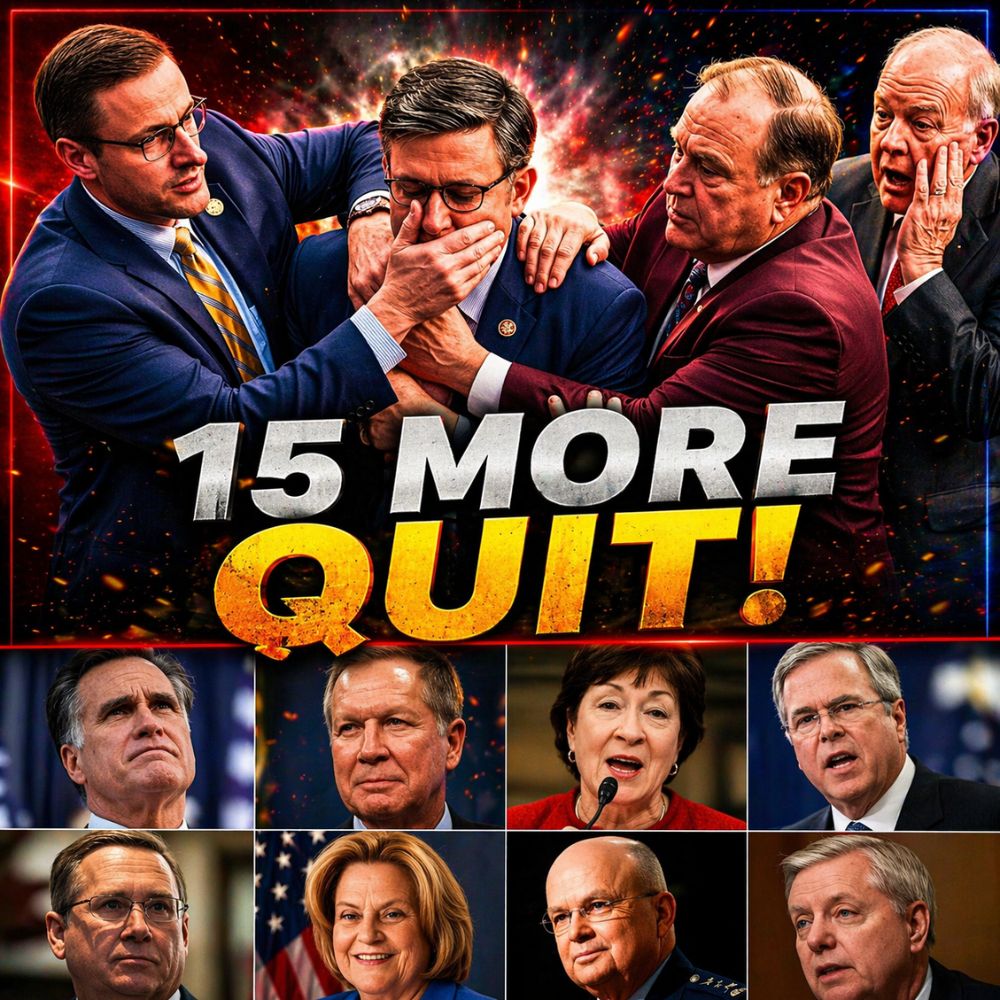 Another 15 Republican Congressmen Resign, Blaming Trump