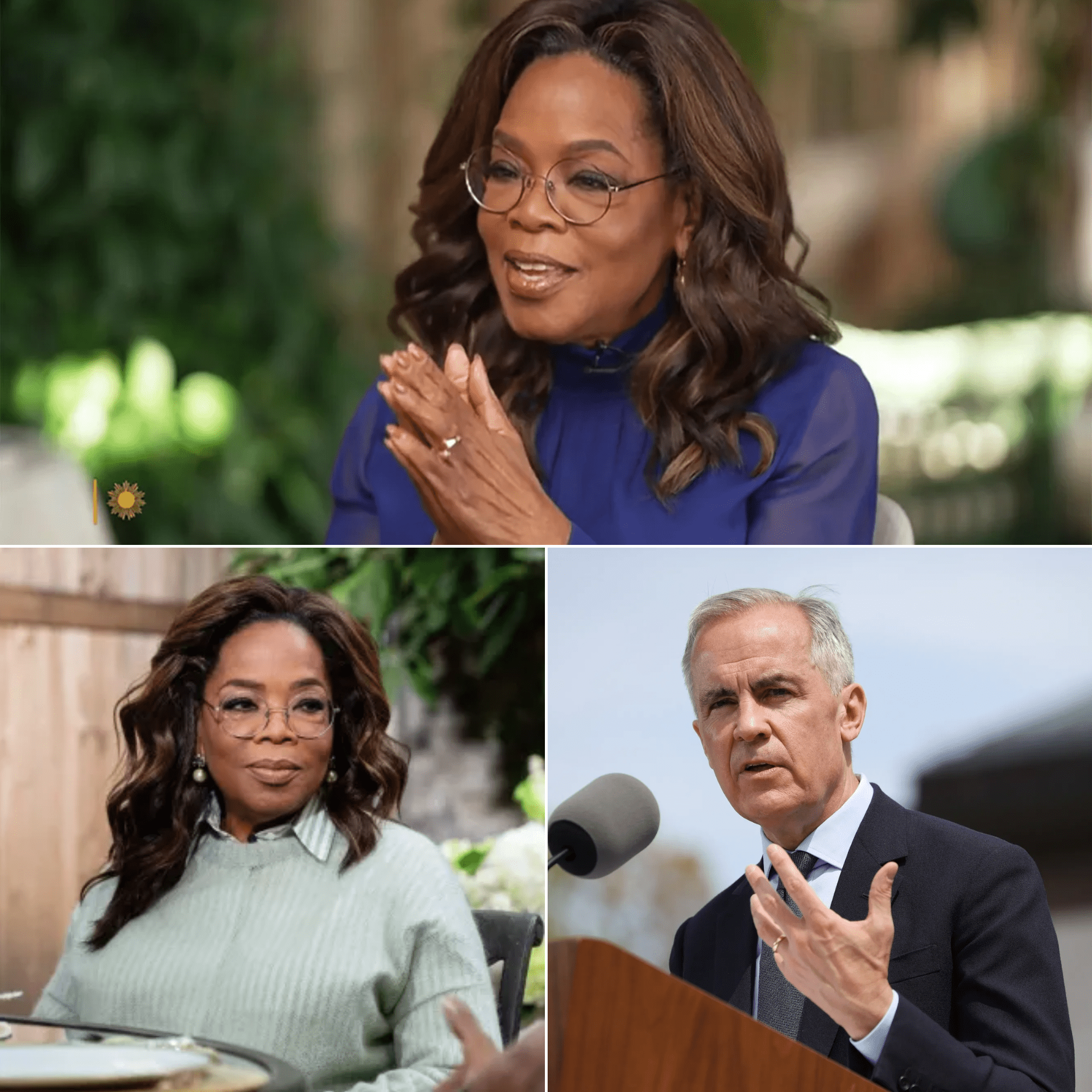 Oprah Winfrey Criticizes Mark Carney's Reserved Style; He Responds