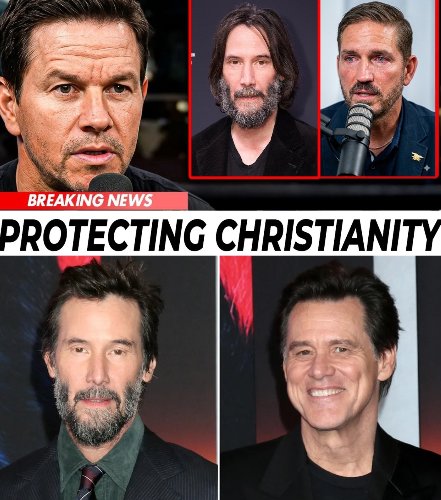 Mark Wahlberg Explains Why Hollywood Fears Jim Caviezel and Keanu Reeves