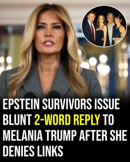 Epstein Survivors Respond After Melania Trump Denies Alleged Connections