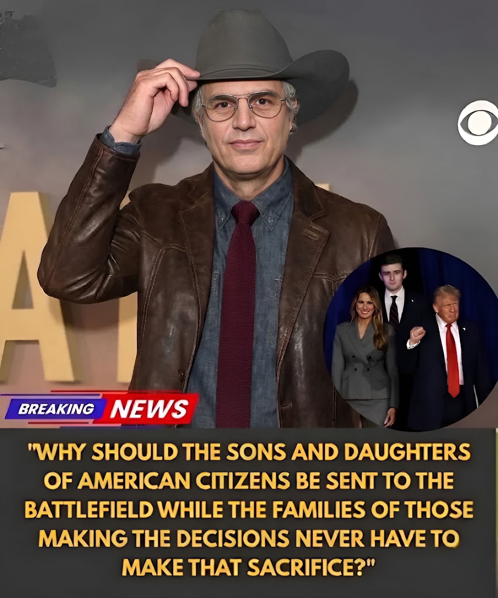 Hollywood Actor Mark Ruffalo Sparks Controversy with Remarks on U.S. Military Policy and Donald Trump