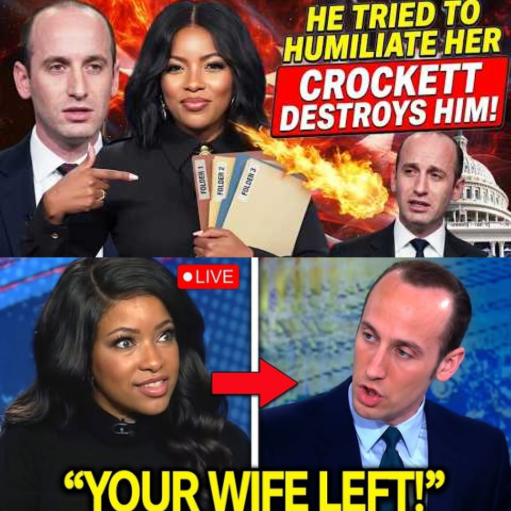 Stephen Miller's Attempt to Humiliate Crockett Foiled by Her Three Folders