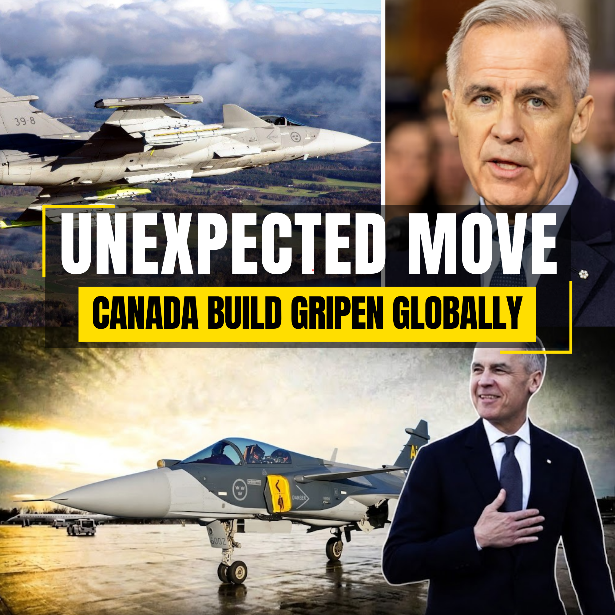 Saab's Major Shift: Canada to Produce Gripen Jets for Over Seven Nations, Pentagon Observes Closely