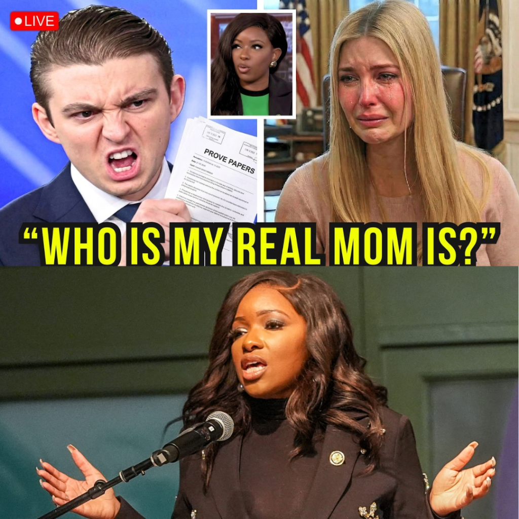 Jasmine Crockett's Five-Word Response Shocks Everyone After Ivanka and Barron Trump's Questions