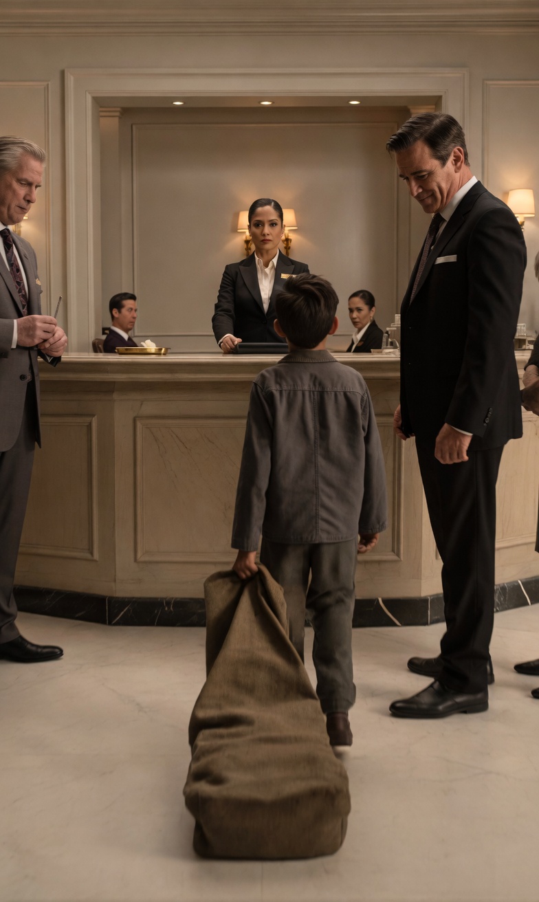 Poor Boy Enters Luxury Bank, Uncovers Unexpected Secret