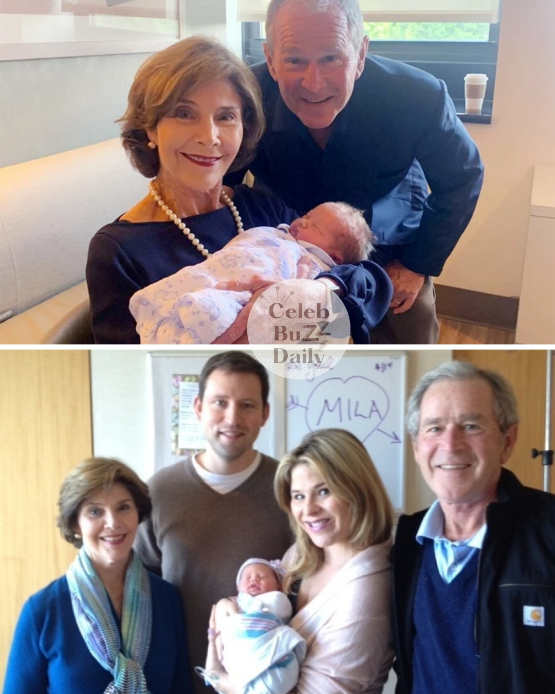 George W. Bush Celebrates Grandson's Birth with a Meaningful Name
