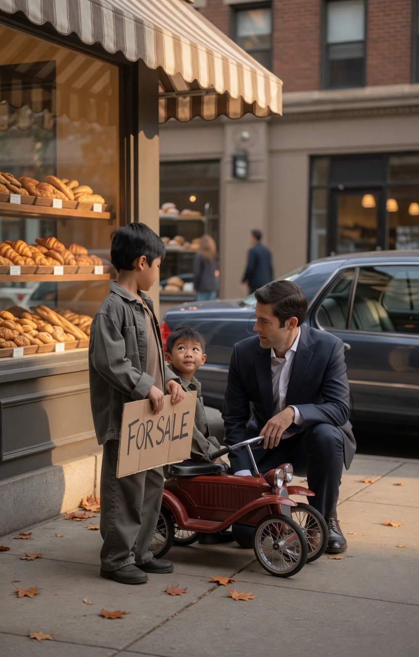 Father Discovers Unexpected Truth While Sons Sell Toy