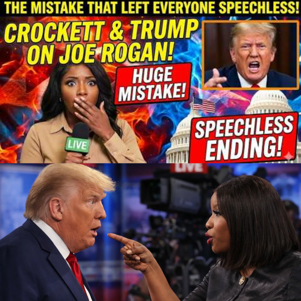 Trump's Appearance on Joe Rogan with Crockett Sparks Intense Debate and "Speechless" Reactions