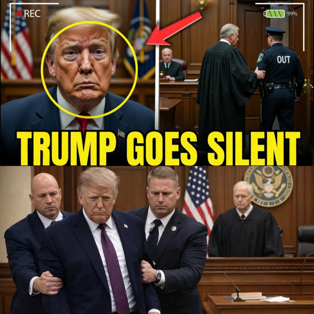 Trump Silent After Courtroom Removal; Judge Calls Him a "NATIONAL DISGRACE"