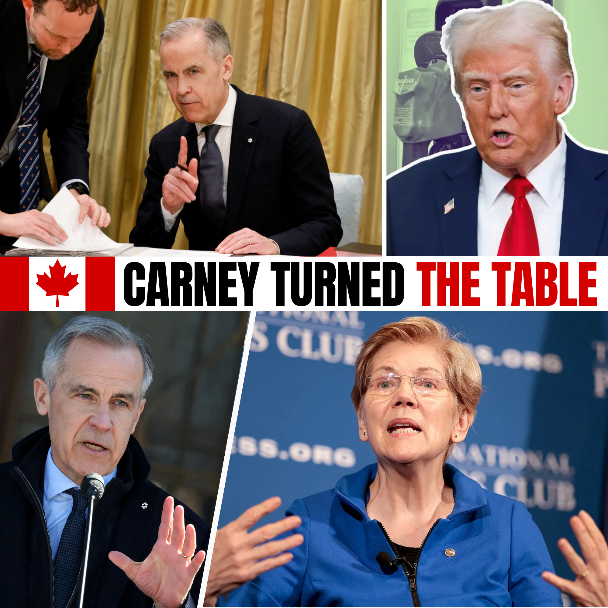 Carney's Quick Response Neutralizes Trump's 100% Tariff Threat, Leaving Washington Astonished