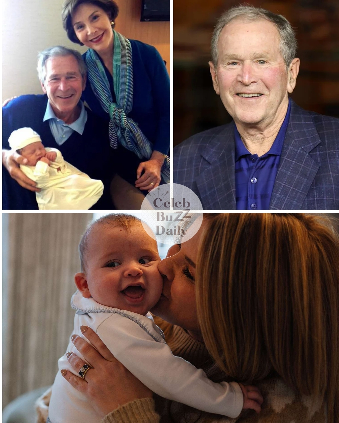 Former President George W. Bush Welcomes New Grandson, Whose Unique Name Is Causing a Stir