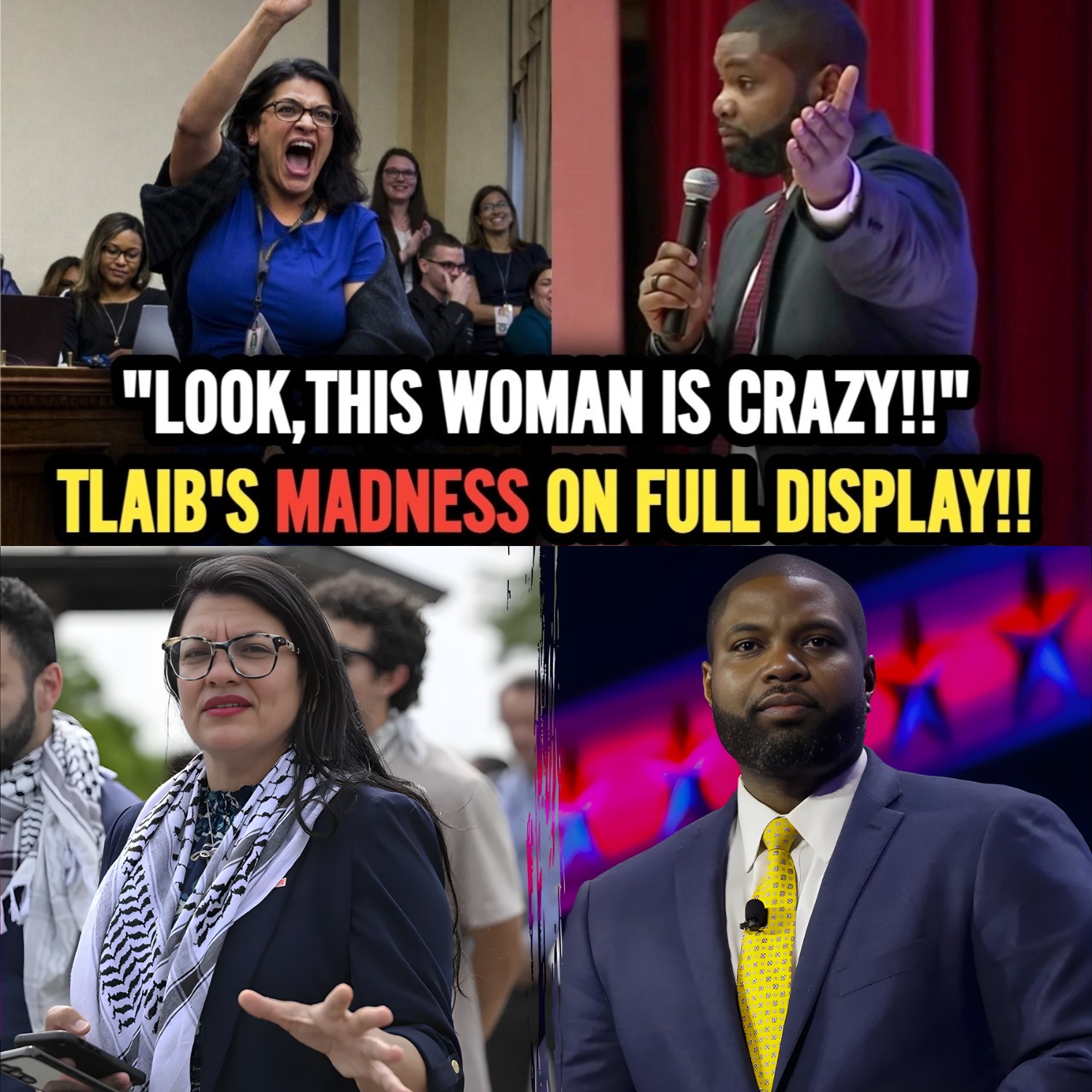Watch the Moment Rashida Tlaib Is Removed from Congress After Confrontation with Byron Donalds