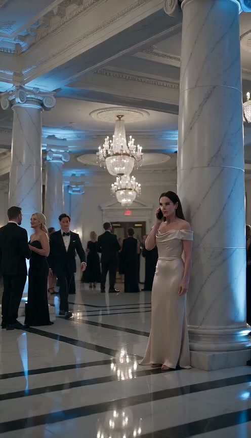 The Woman Who Smiled Beneath the Ballroom Camera Before the Doors Opened