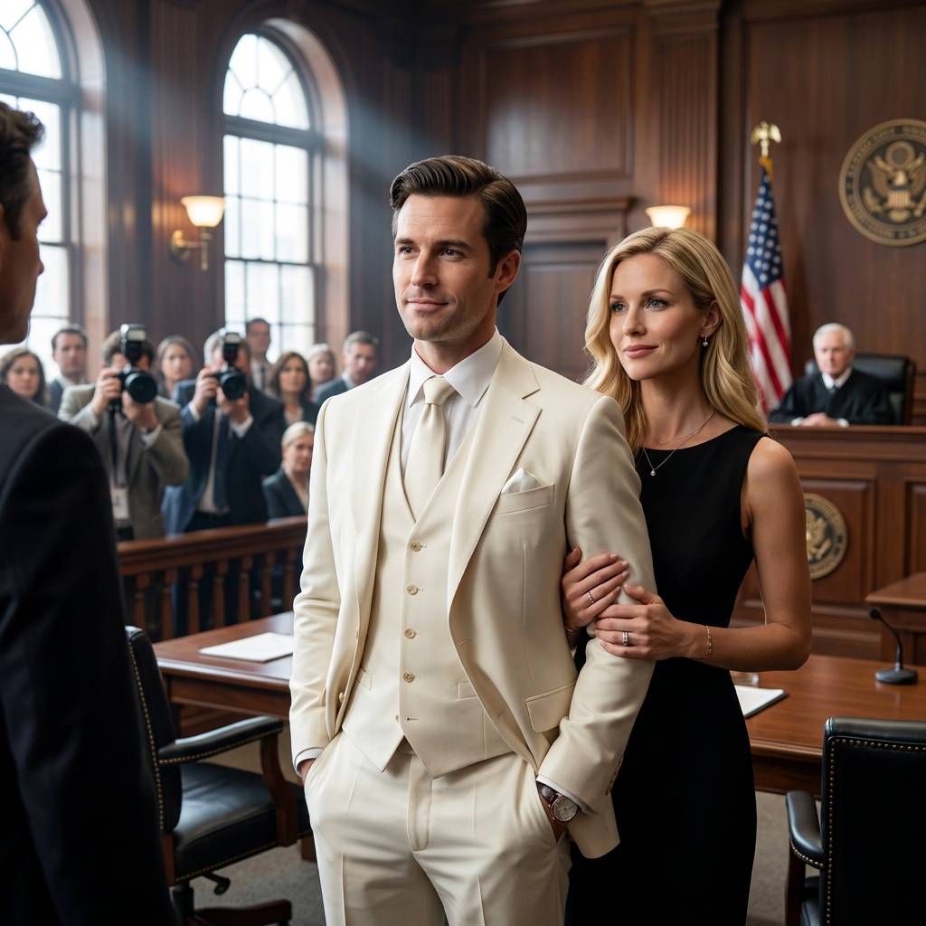 When She Showed the Court Her Back, His Perfect Story Began to Collapse