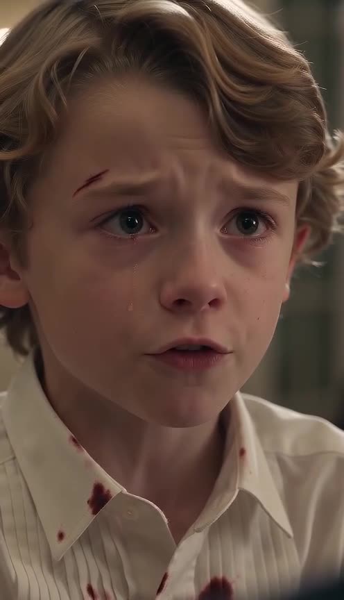 The Child Who Stopped the Winter Dinner Before the House Changed Hands