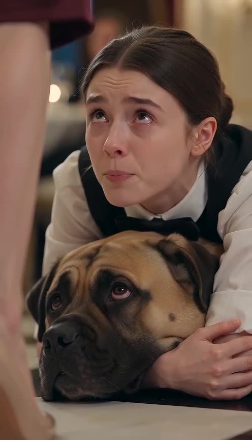 The Waitress Who Shielded a Dying Dog From the Woman Who Owned Everything