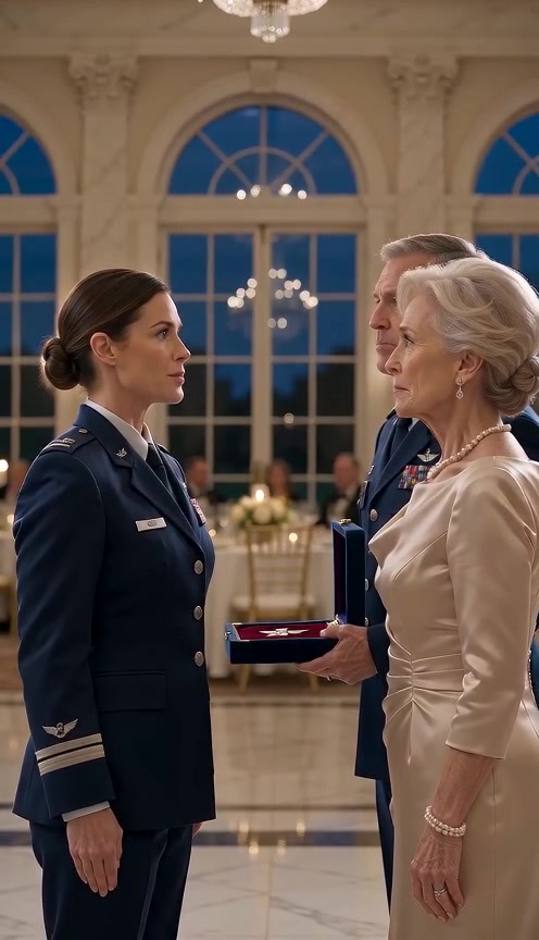 The Woman in the Blue Uniform Said Nothing Until the Room Changed Around Her