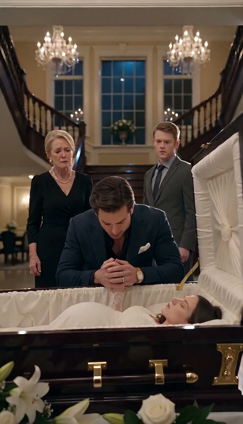 At Her Private Wake, the Man Behind Him Would Not Look Away