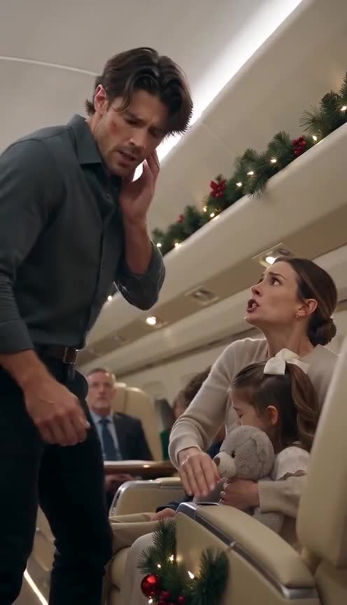 She Slapped the Man on the Plane Then Discovered Why He Came for Her Children