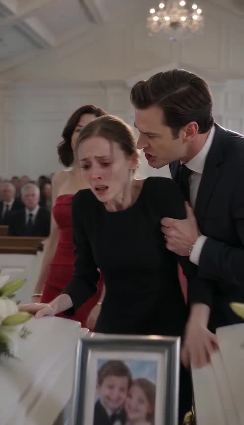 My Husband Threatened Me at Our Twins’ Funeral Until Detectives Walked In