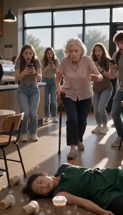 They Mocked The Old Woman Until She Became The Cafe’s Only Hero