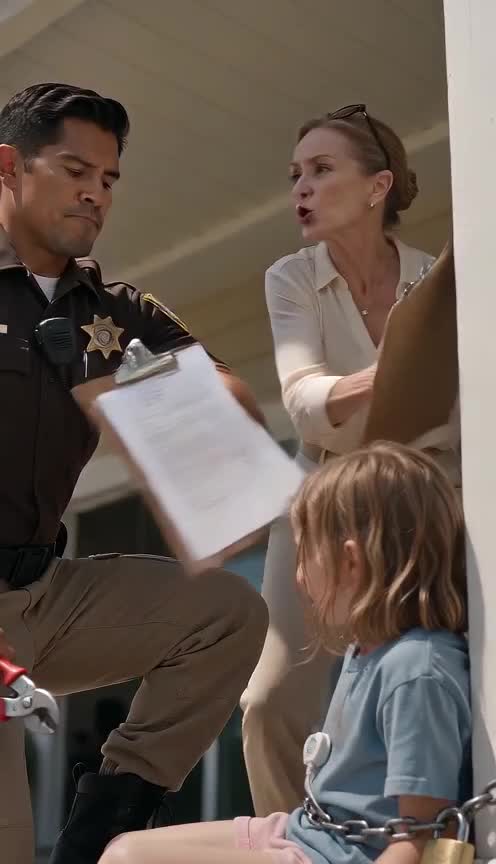 The HOA President Chained My Sick Daughter Until Her Sheriff Dad Came Home