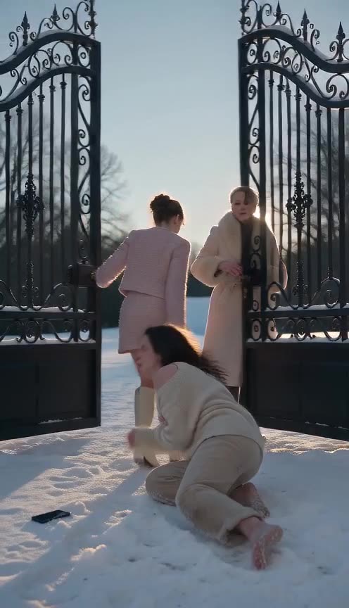 They Left My Wife Barefoot in the Snow Until Her Secret Husband Arrived